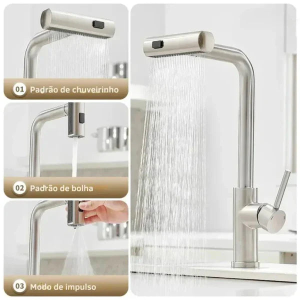 Torneira Flexível Gourmet Multifuncional