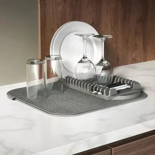 Escorredor de Louças com Tapete de Microfibra