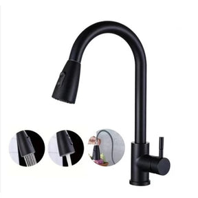 Torneira Gourmet Preta Fosca para Cozinha